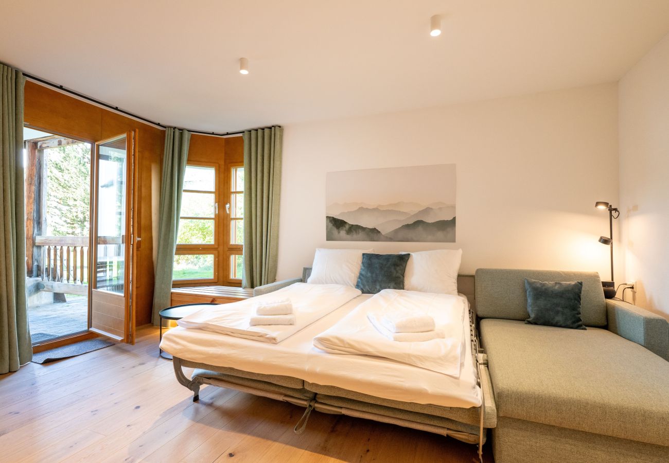 Apartment in Lenzerheide/Lai - Apartment with hotel spa and pool