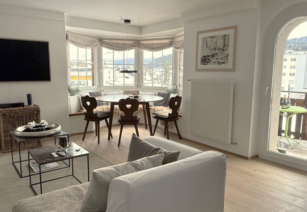 Apartment in Vaz/Obervaz - Central apartment for 6 people at Bergcafé Aurora in Lenzerheide