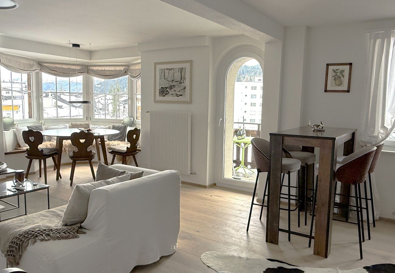 Apartment in Vaz/Obervaz - Central apartment for 6 people at Bergcafé Aurora in Lenzerheide