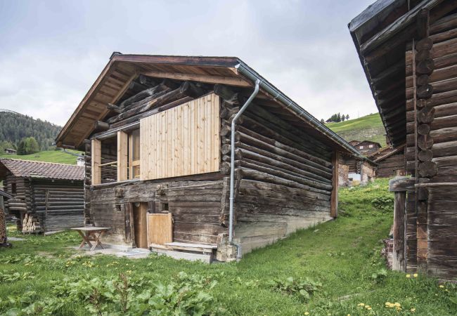 Ferienhaus in Obermutten - Alphütte-Maiensäss Mutten