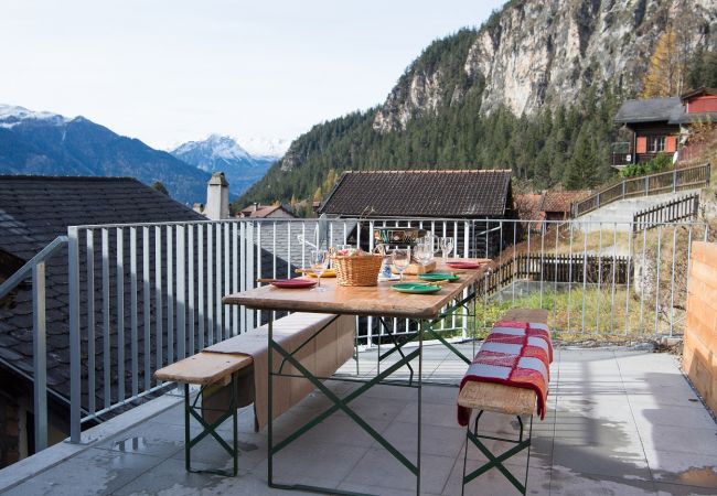 Ferienhaus in Schmitten - Großes Alpenhaus für 10 mit Panoramablick