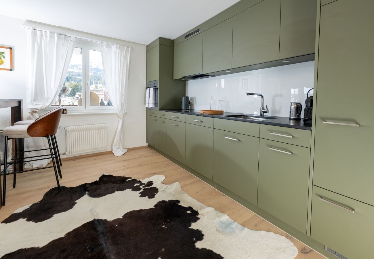 Ferienwohnung in Vaz/Obervaz - 5.5 Zimmer Wohnung für 6 Personen Bergcafé Aurora Lenzerheide