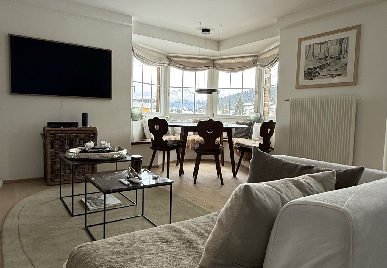 Ferienwohnung in Vaz/Obervaz - 5.5 Zimmer Wohnung für 6 Personen Bergcafé Aurora Lenzerheide