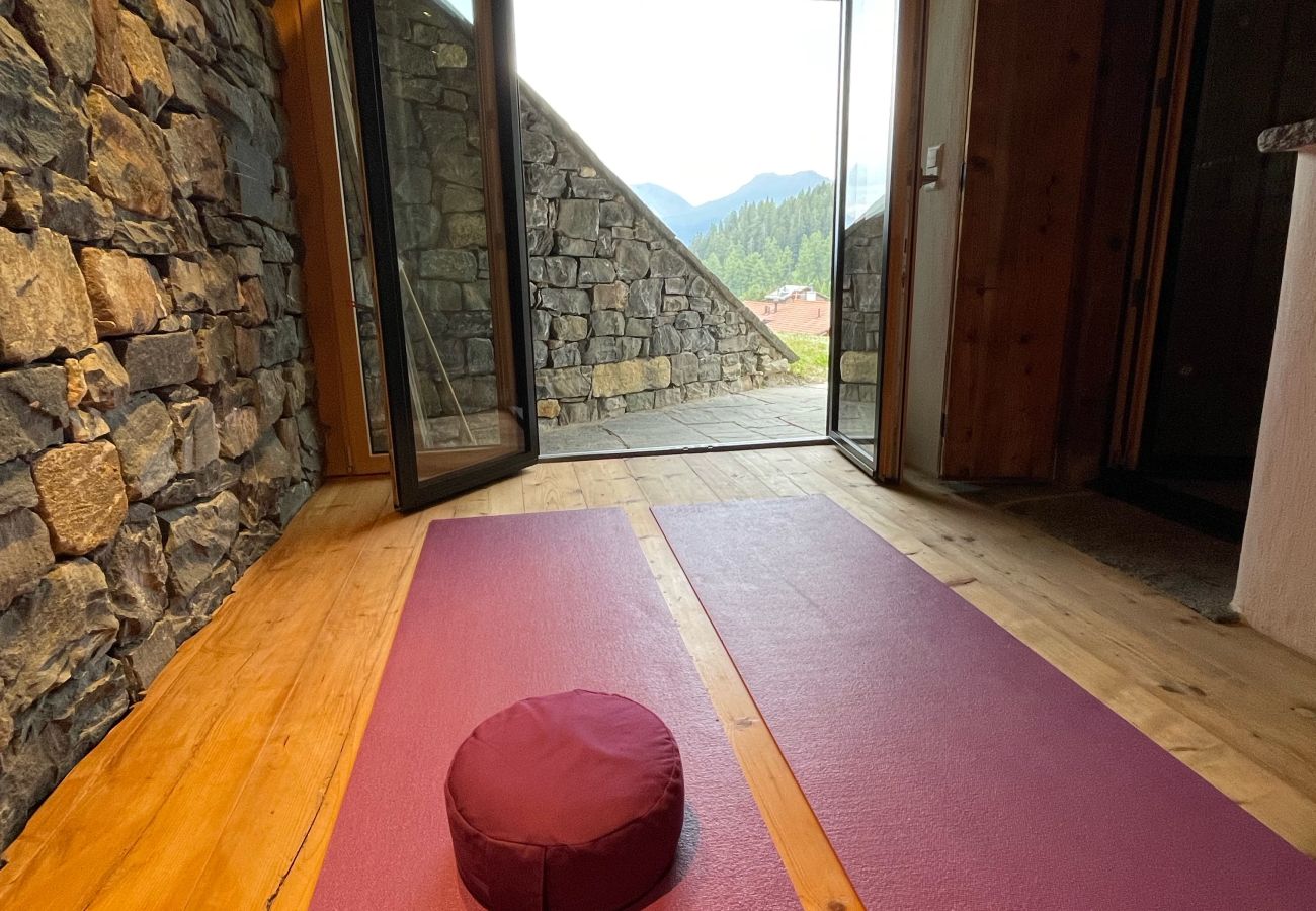 Ferienwohnung in Lenzerheide/Lai - Charmantes Maiensäss Wohnung mit Sauna