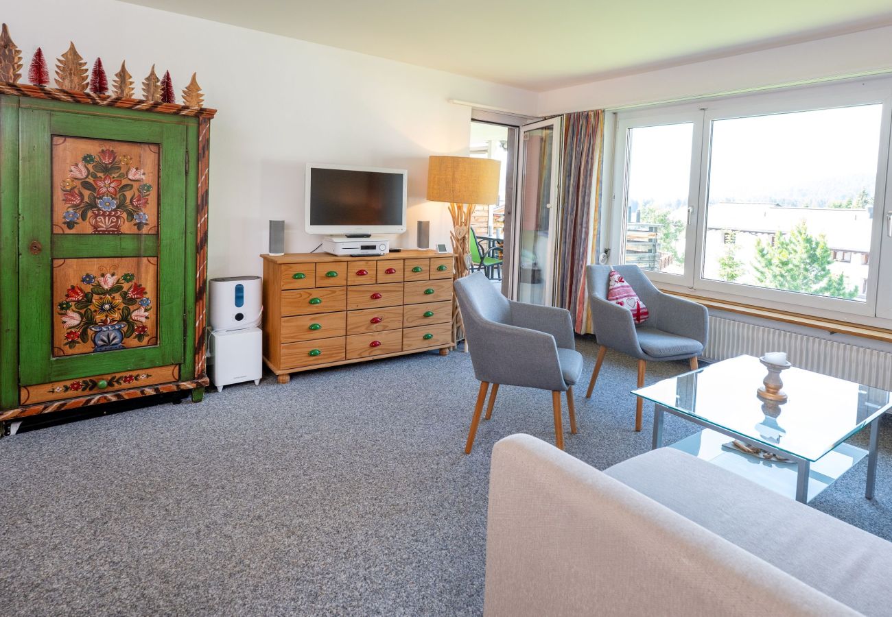 Ferienwohnung in Valbella - Wohnung Valbella: Langlauf, Seeblick
