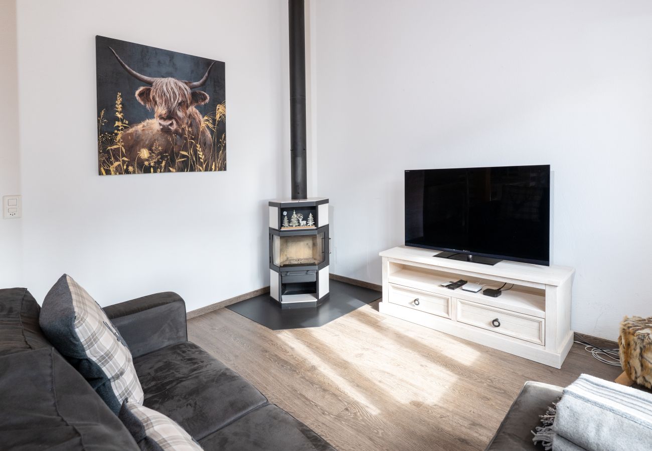 Ferienhaus in Malix - Malix: Kamin & Bergblick Apartment