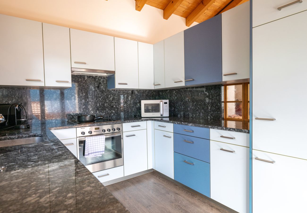 Ferienhaus in Malix - Malix: Kamin & Bergblick Apartment