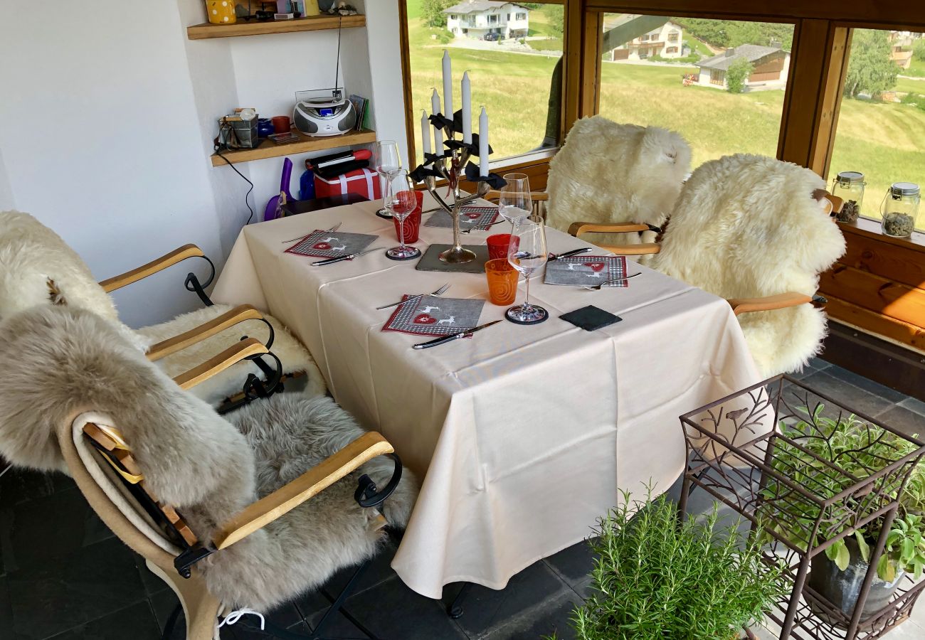 Ferienhaus in Valbella - Foppa Alpine Lodge – Ski-in/Ski-out & Sauna